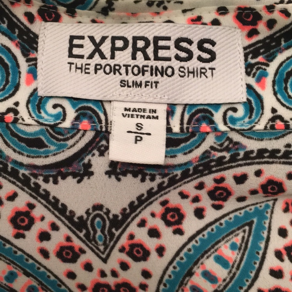 Express Portofino shirt Sz S